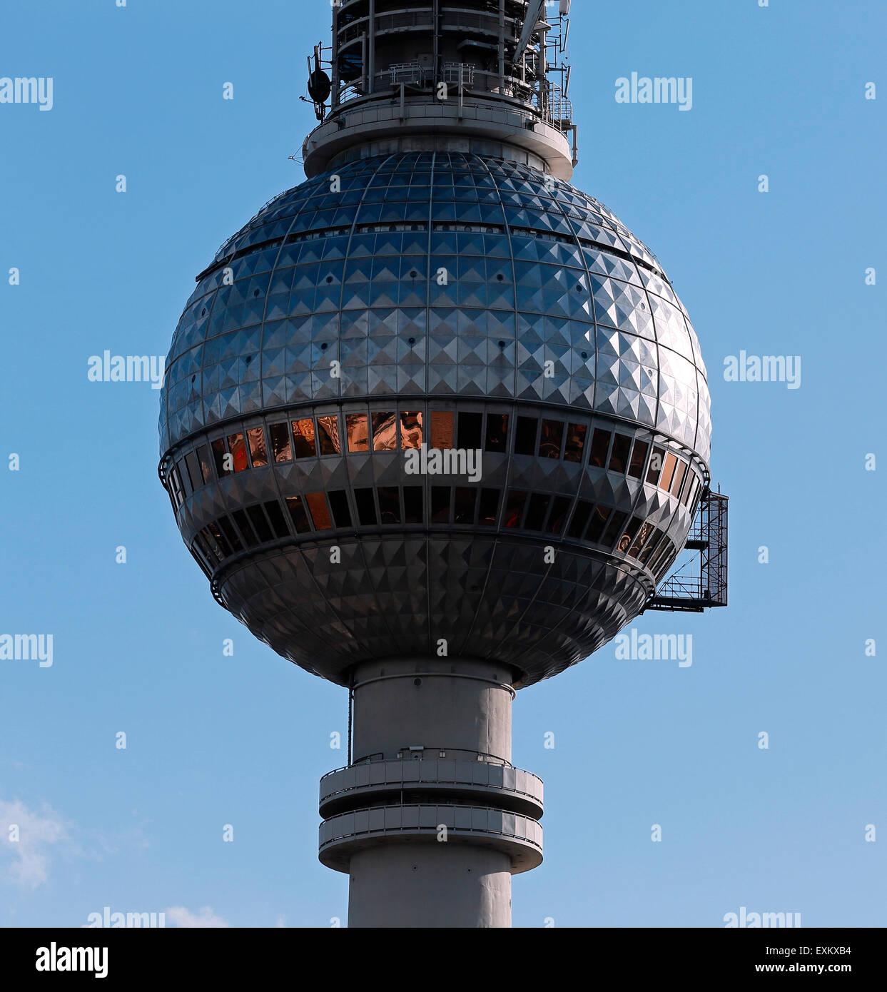 Berlin TV Tower Stock Photo
