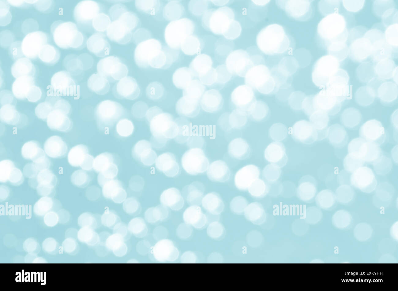 blue abstract blurred bokeh lights background Stock Photo - Alamy