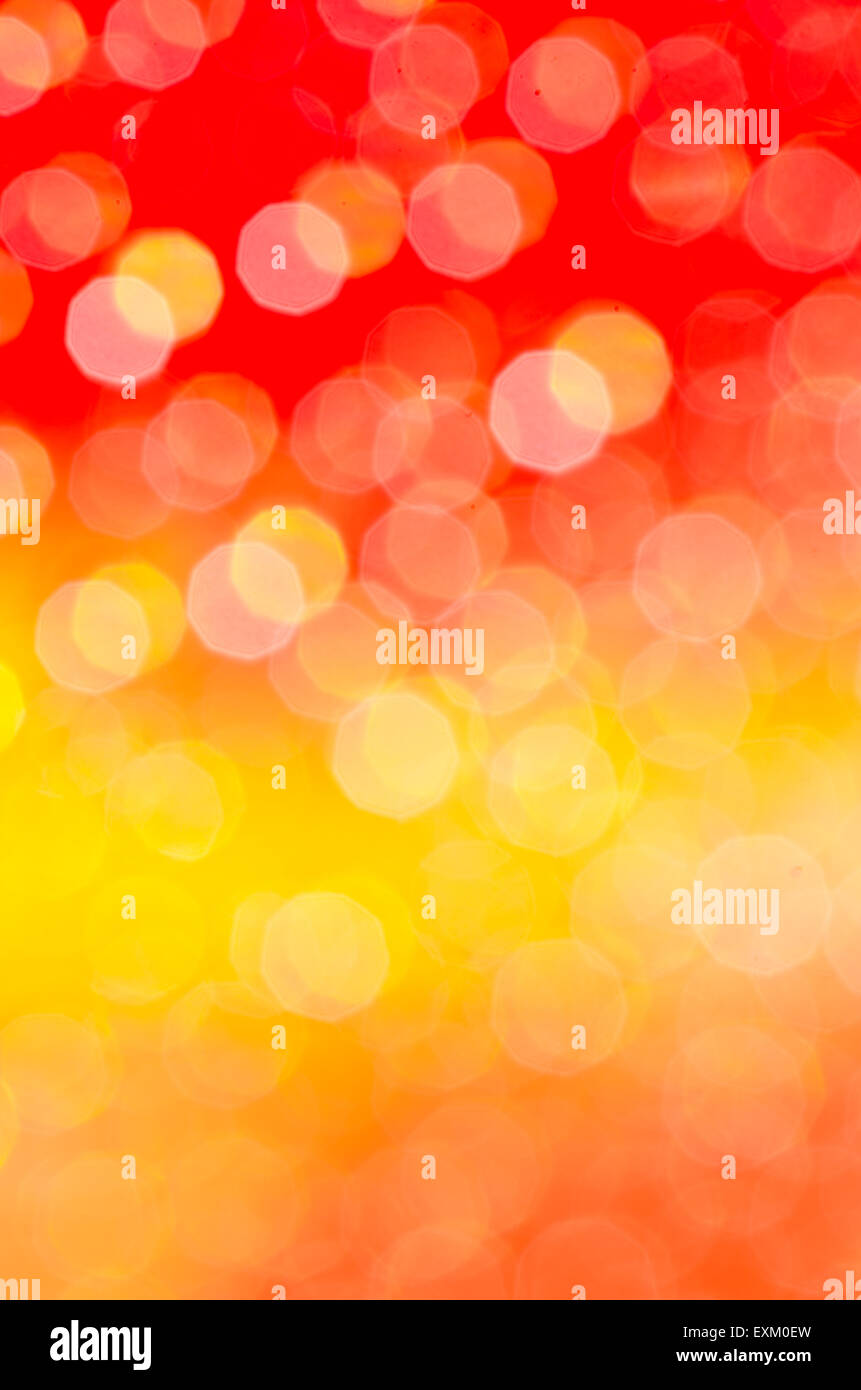 orange abstract blurred bokeh lights background Stock Photo - Alamy