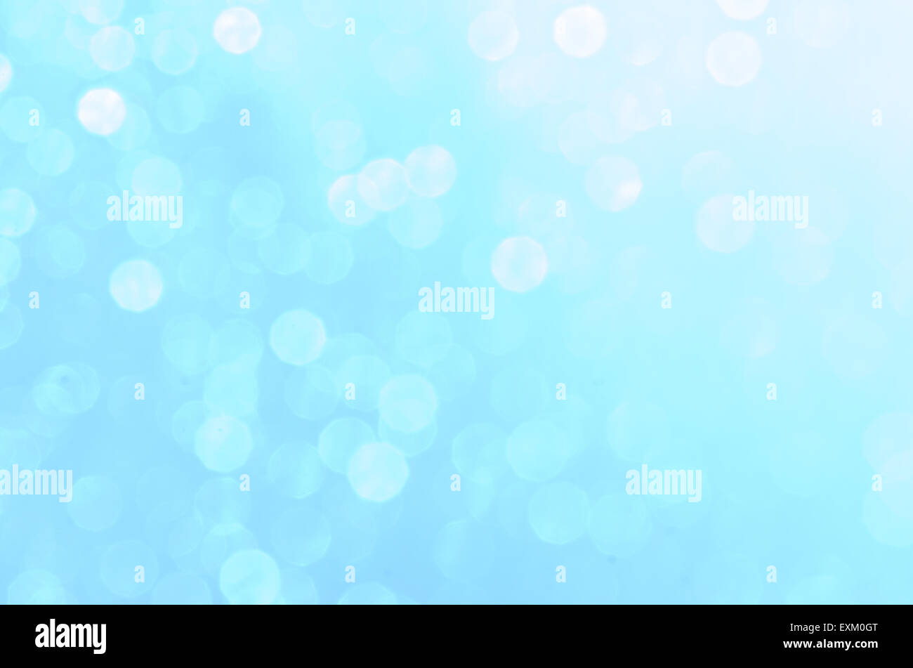 blue abstract blurred bokeh lights background Stock Photo - Alamy