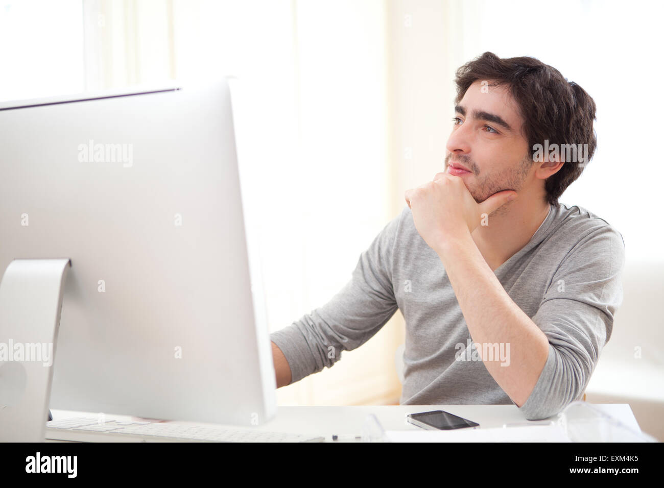 Man pensive hi-res stock photography and images - Alamy