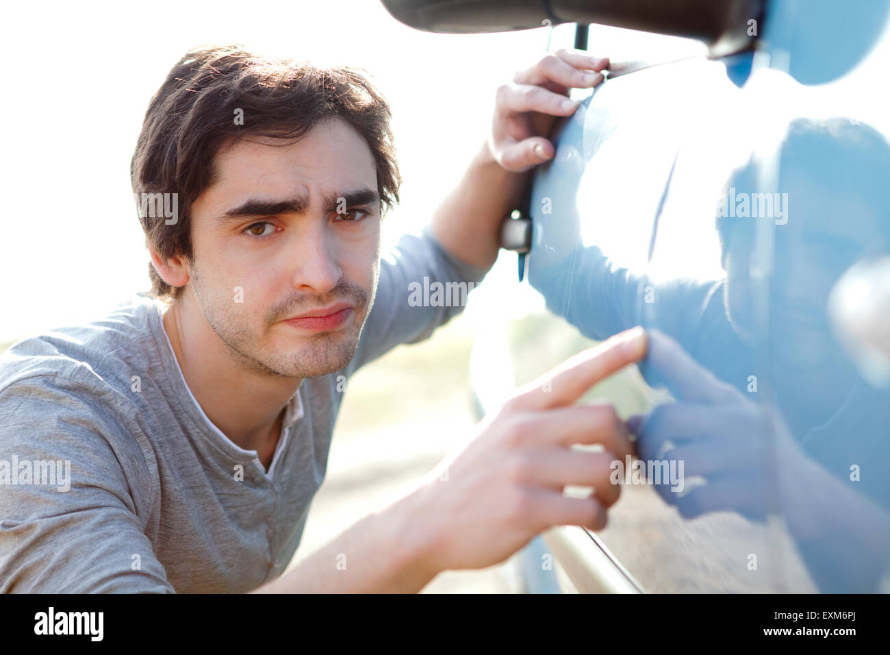 Car scratch hi-res stock photography and images - Alamy