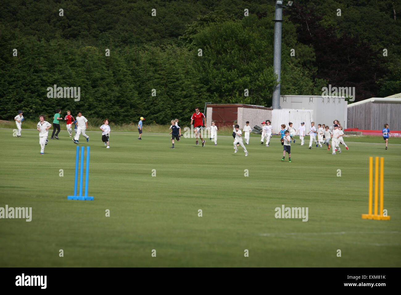 Sheffield Cricket Club  Micheal Vaughan cricket academy Stock Photo