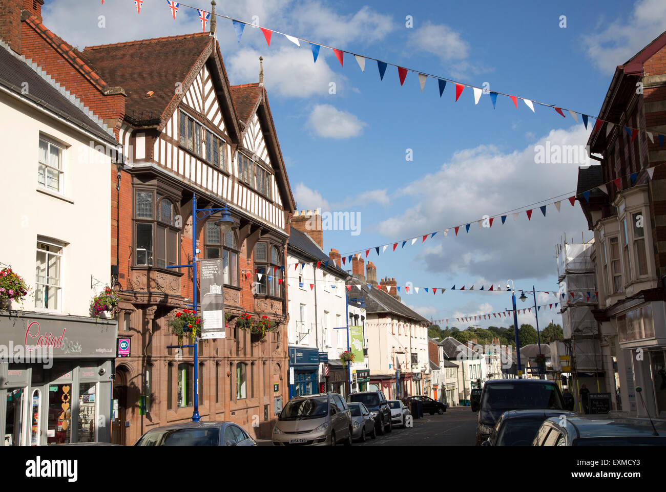 Abergavenny town centre hires stock photography and images Alamy