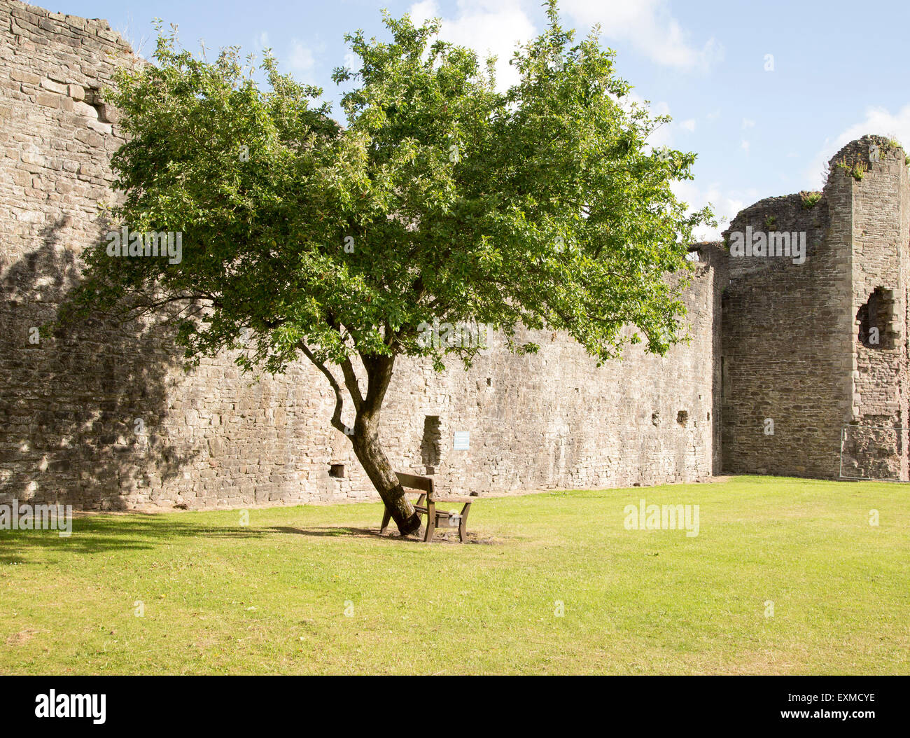 Abergavenny castle, Monmouthshire, South Wales, UK Stock Photo Alamy