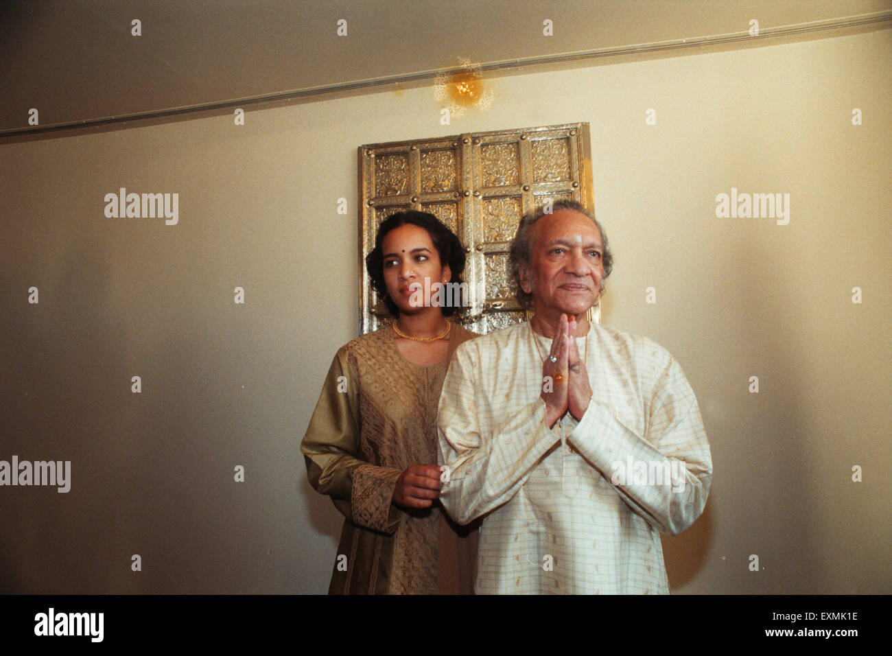 Indian classical music maestro sitar player Pundit Ravi Shankar and