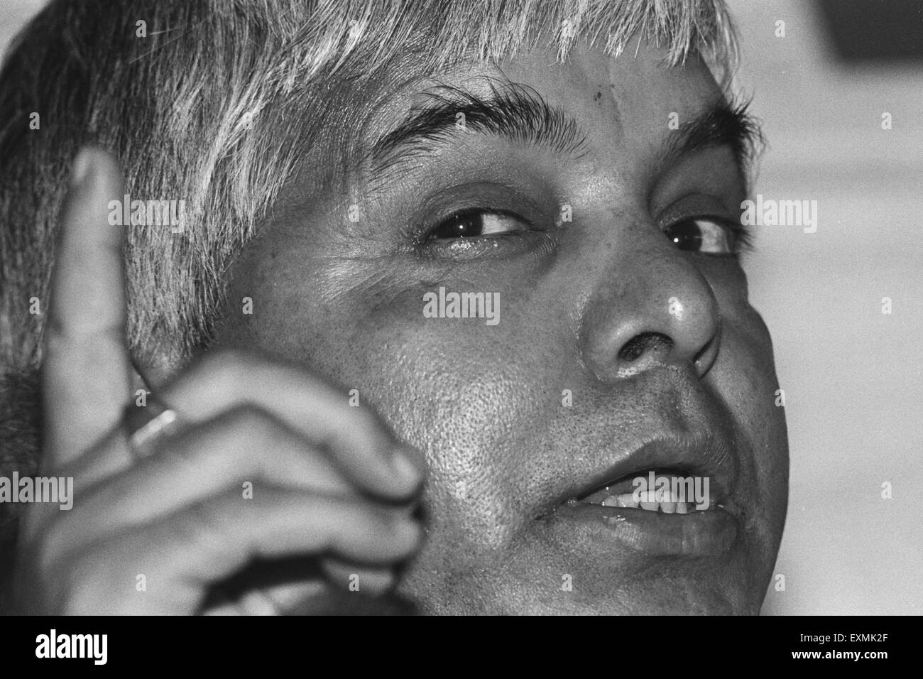 Lalu Prasad Yadav an Indian politician from the state of Bihar Stock Photo