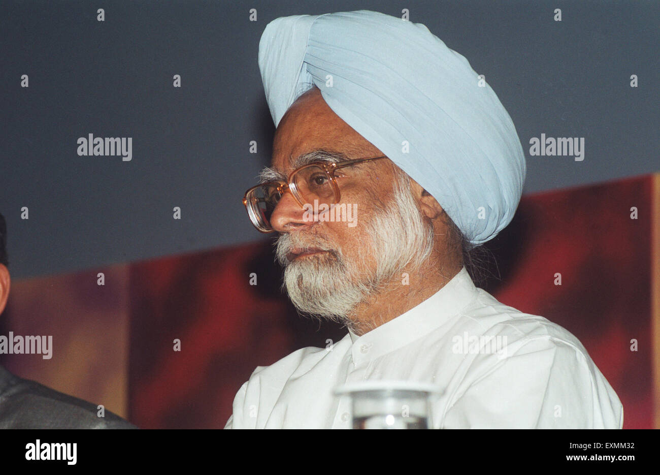 Manmohan Singh Prime Minister and member of Indian National Congress party Stock Photo