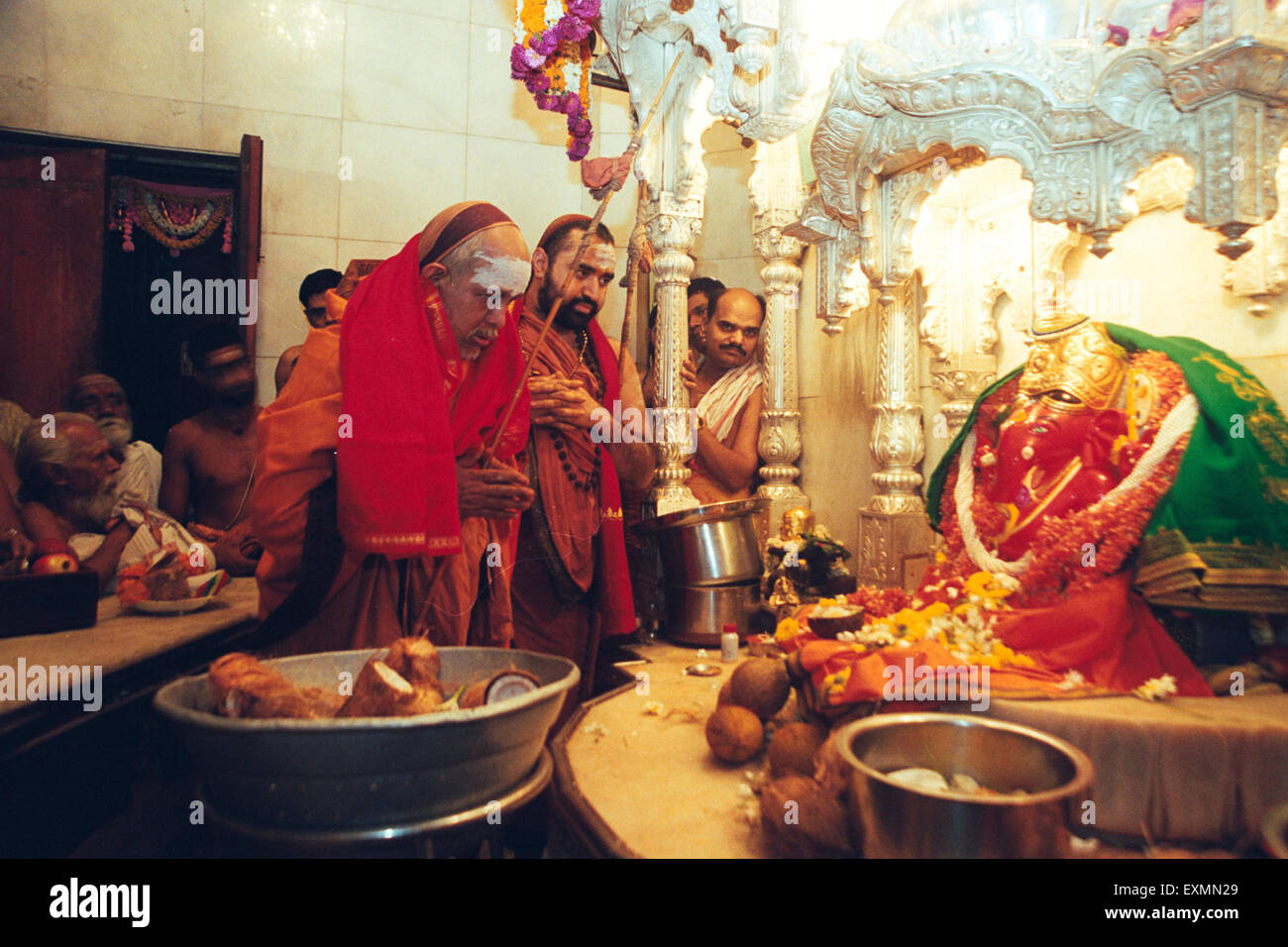 Shankar Acharya Siddhivinayak Ganesh temple Bombay Mumbai Maharashtra India Stock Photo