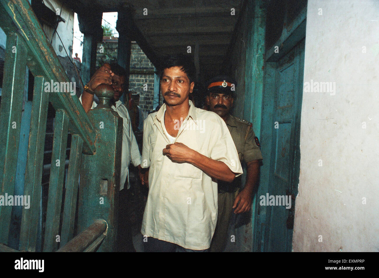 Sunil Ghate wanted Akhil Bharatiya Sena (ABS) corporator arrested by Mumbai Police India Stock Photo