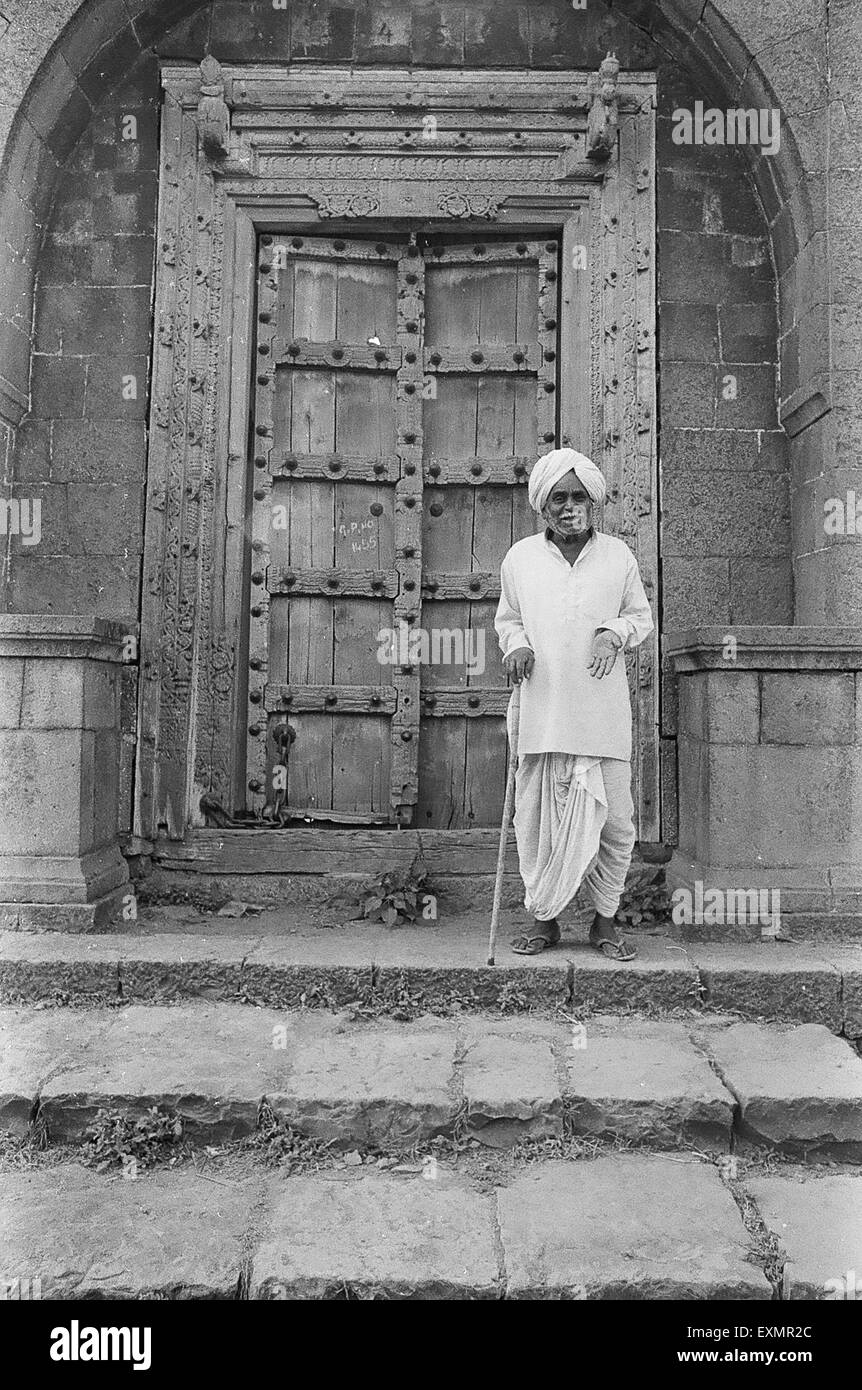 Indian old age home Black and White Stock Photos & Images - Alamy