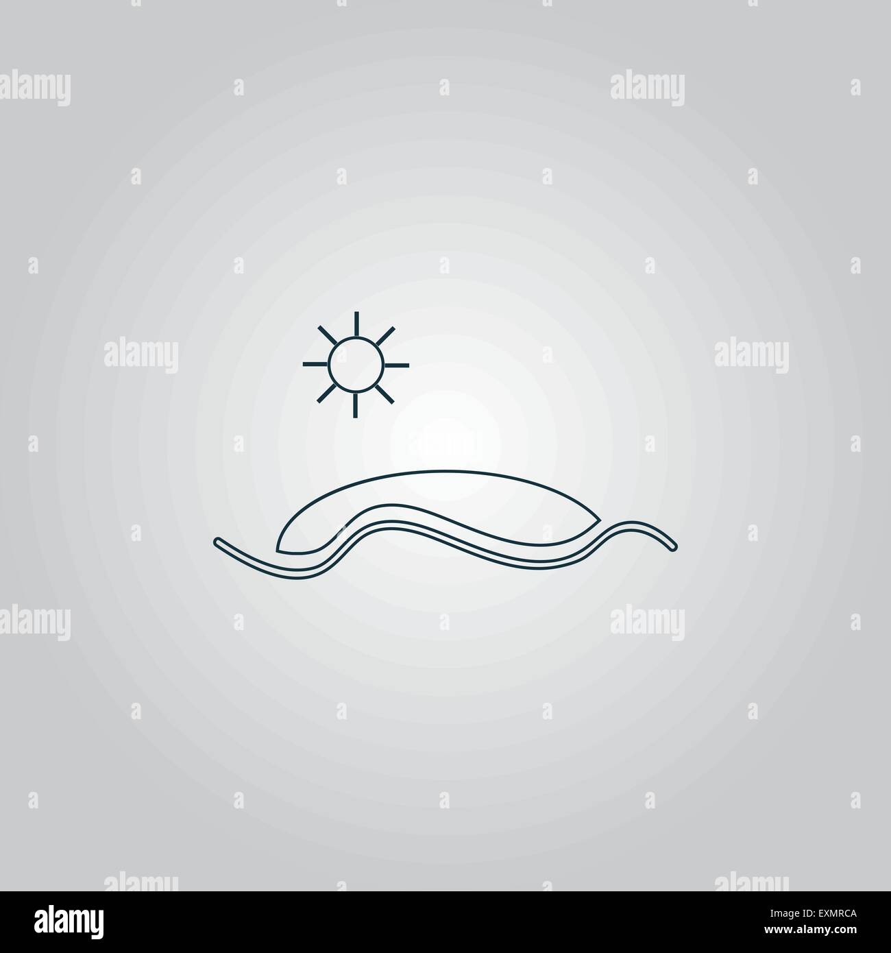 Island. Vector illustration Stock Vector Image & Art - Alamy