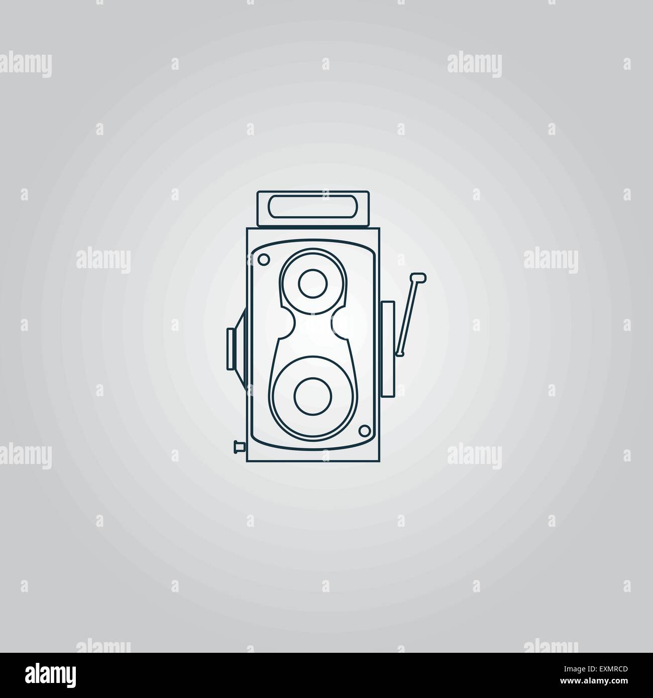 Retro professional cinema film camera Stock Vector Image & Art - Alamy