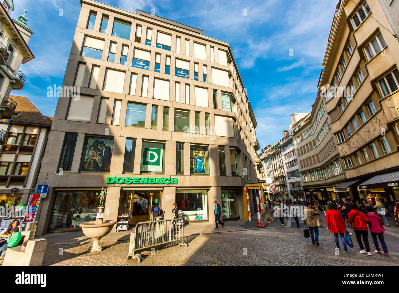Switzerland Lucerne street Stock Photo Alamy