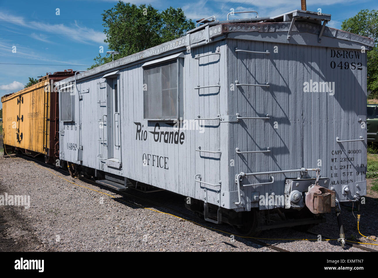 Rio Grande Office car, Chama Depot, Cumbres & Toltec Scenic Railroad