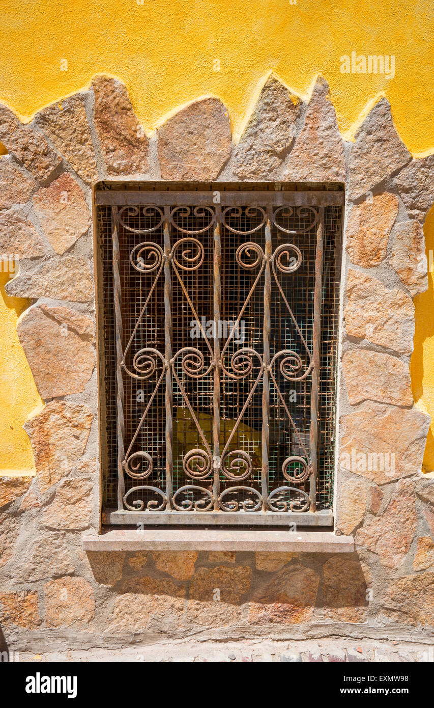 Window in the town of Bosa, Sardinia Stock Photo - Alamy
