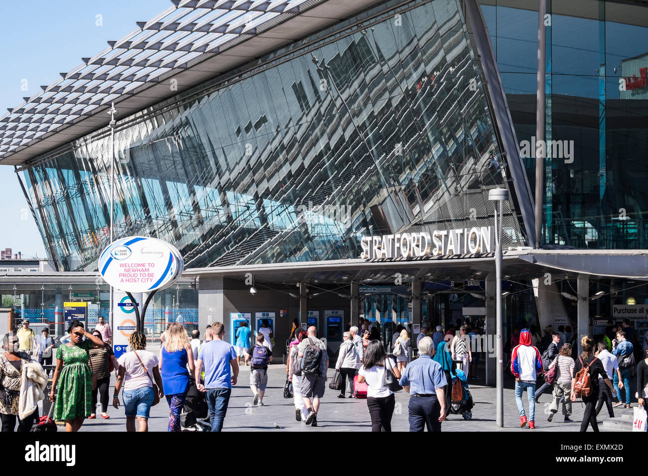 Stratford Railway station, London, England, U.K Stock Photo Alamy