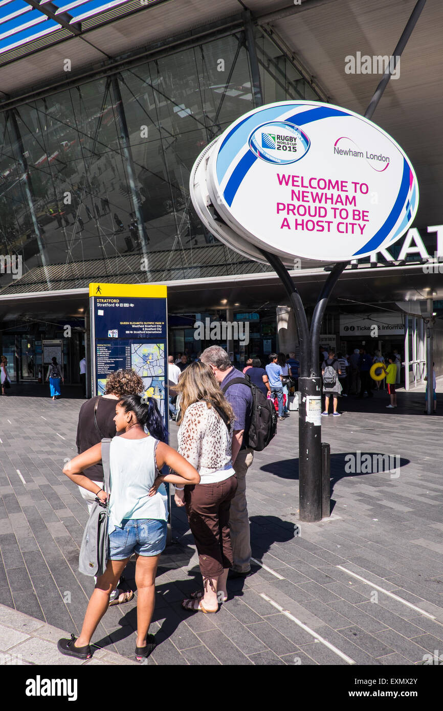 Stratford Railway station, London, England, U.K Stock Photo Alamy