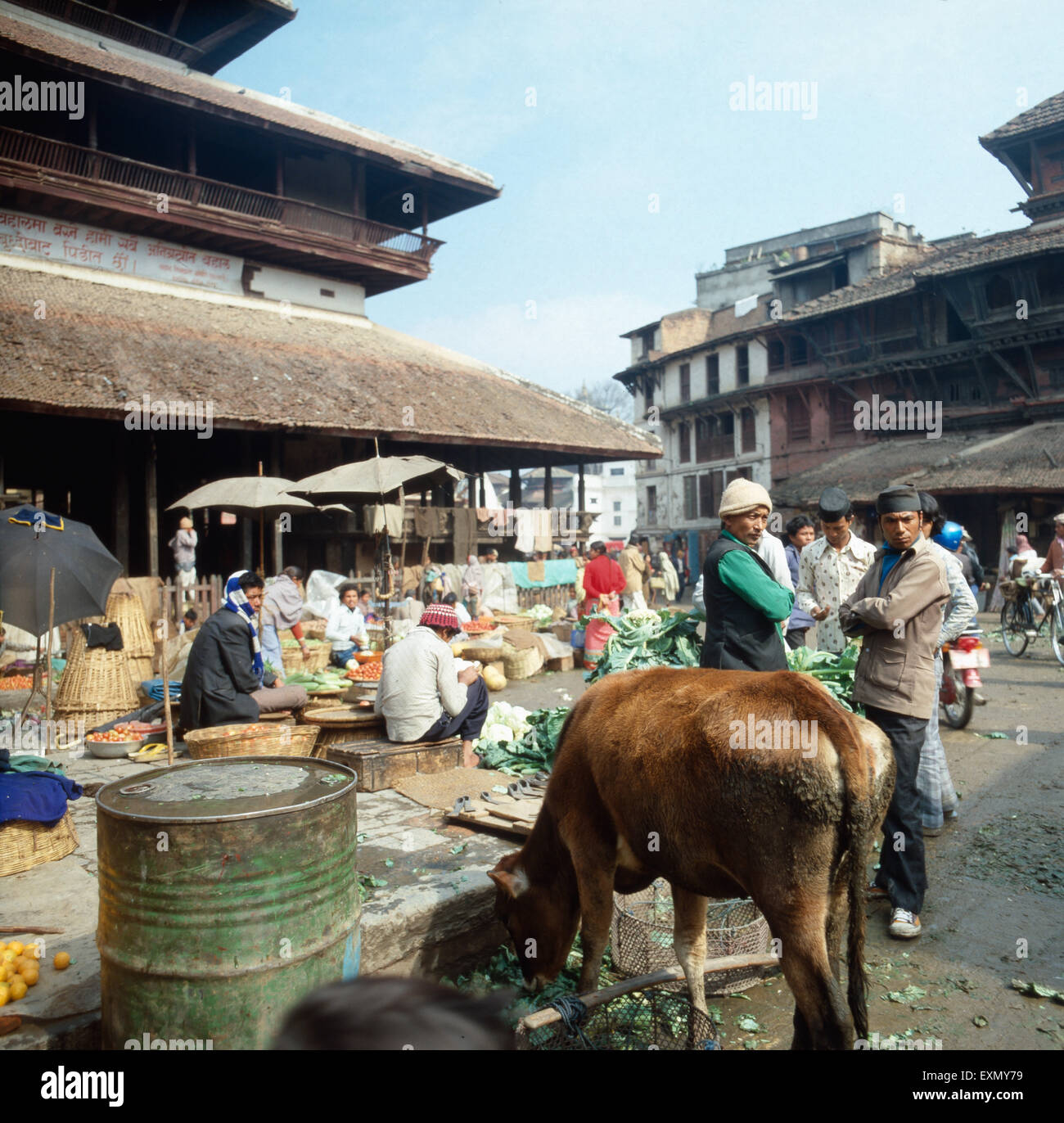 Eine Reise nach Kathmandu, Nepal 1970er Jahre. A trip to Katmandu, Nepal 1970s. Stock Photo
