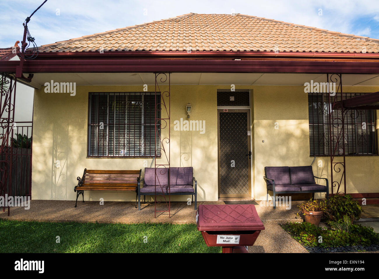 Haberfield, The Garden Suburb, Federation style house, Sydney, Australia Stock Photo