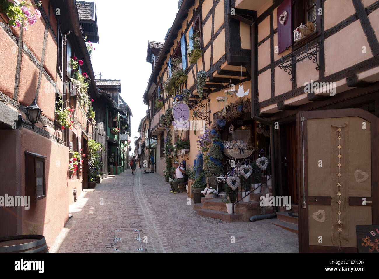 Riquewihr Medieval Town, Alsace, France -3 Stock Photo