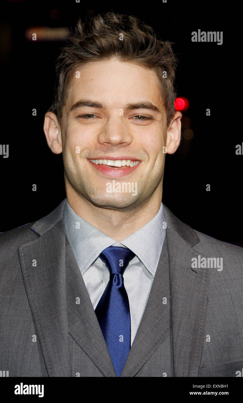 Jeremy Jordan at the Los Angeles premiere of 'Joyful Noise' held at the Grauman's Chinese Theatre in Hollywood. Stock Photo