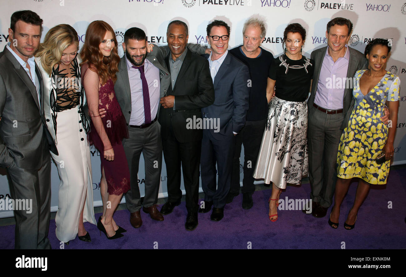 The Paley Center for Media presents the cast of Scandal - Arrivals  Featuring: Scott Foley, Portia De Rossi, Darby Stanchfield, Guillermo Diaz, Joe Morton, Joshua Malina, Jeff Perry, Bellamy Young, Tony Goldwyn, Kerry Washington Where: New York City, New Stock Photo
