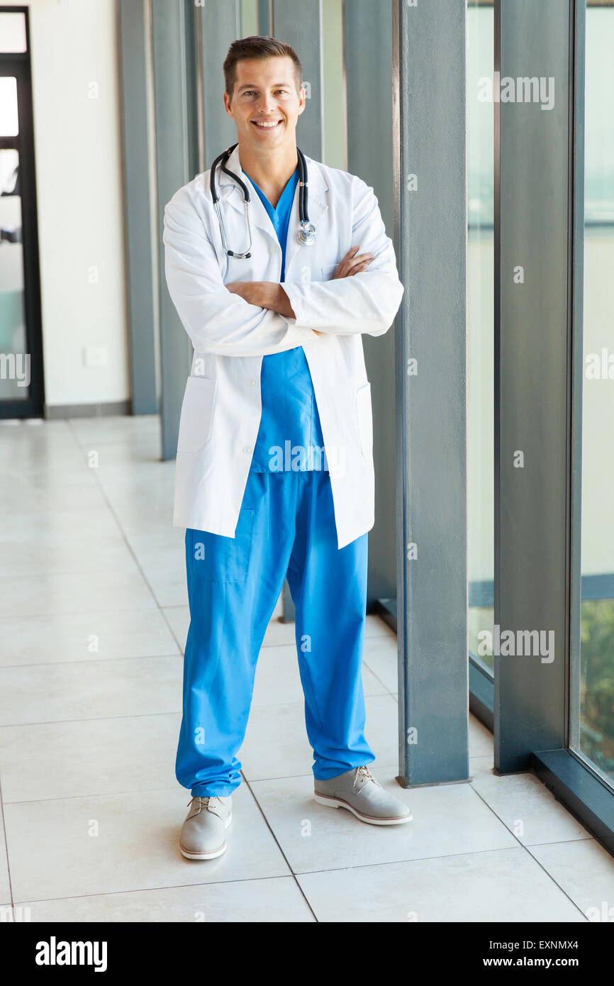 Crossed arms man nurse hi-res stock photography and images - Alamy