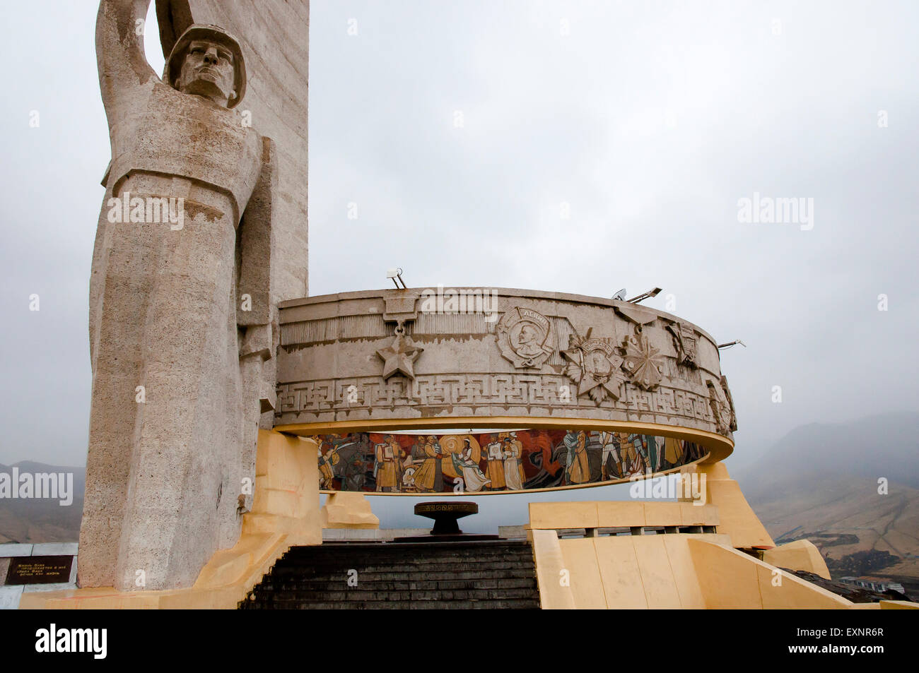 Zaisan Memorial - Ulaanbaatar - Mongolia Stock Photo