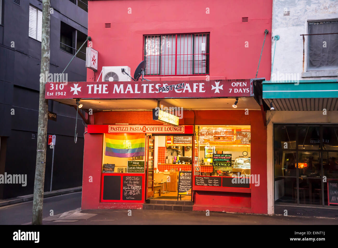 Maltese Cafe, Surry Hills, Sydney, Australia Stock Photo Alamy