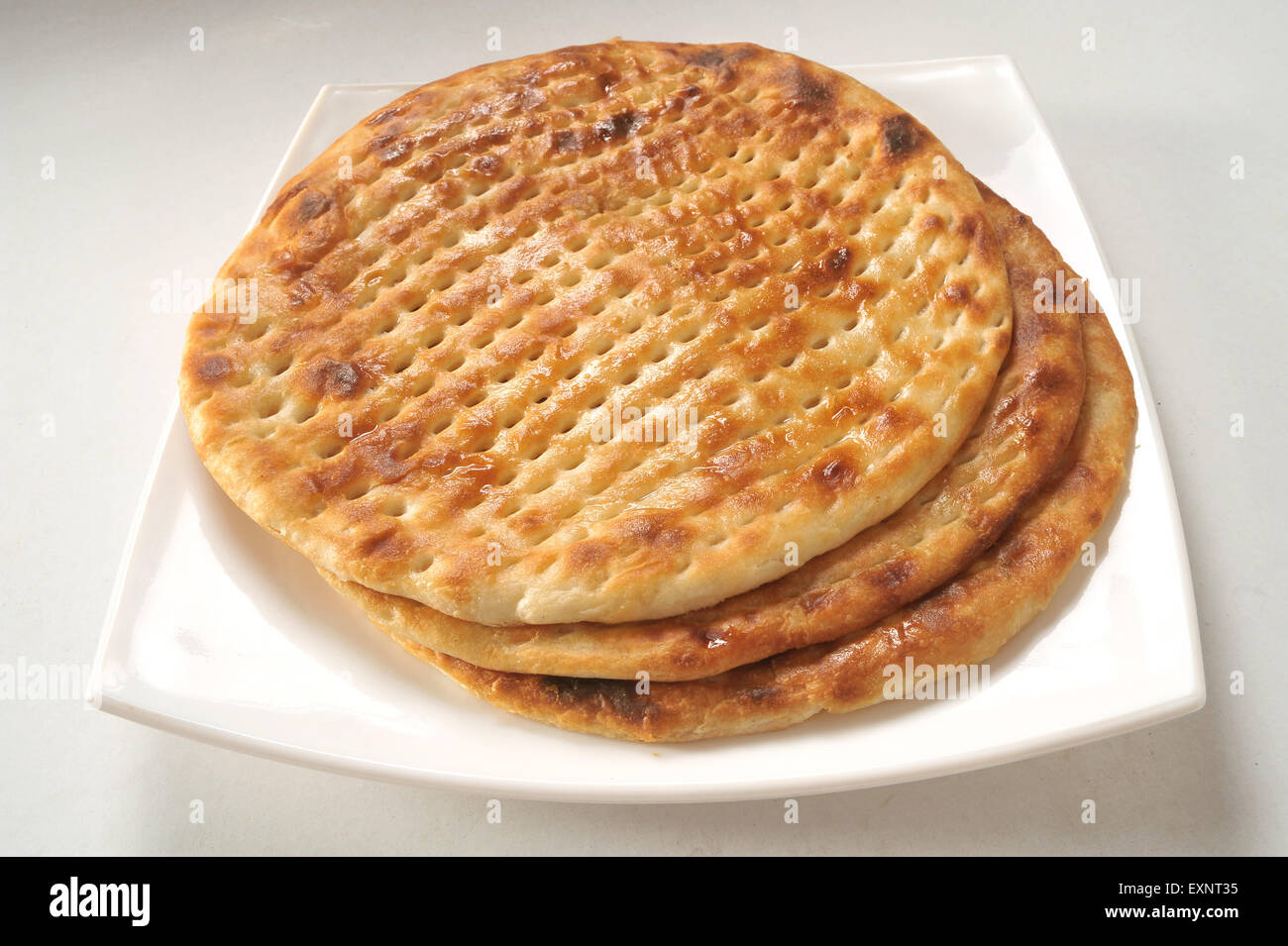 Sheermal (Pakistani and Indian flat bread) Stock Photo