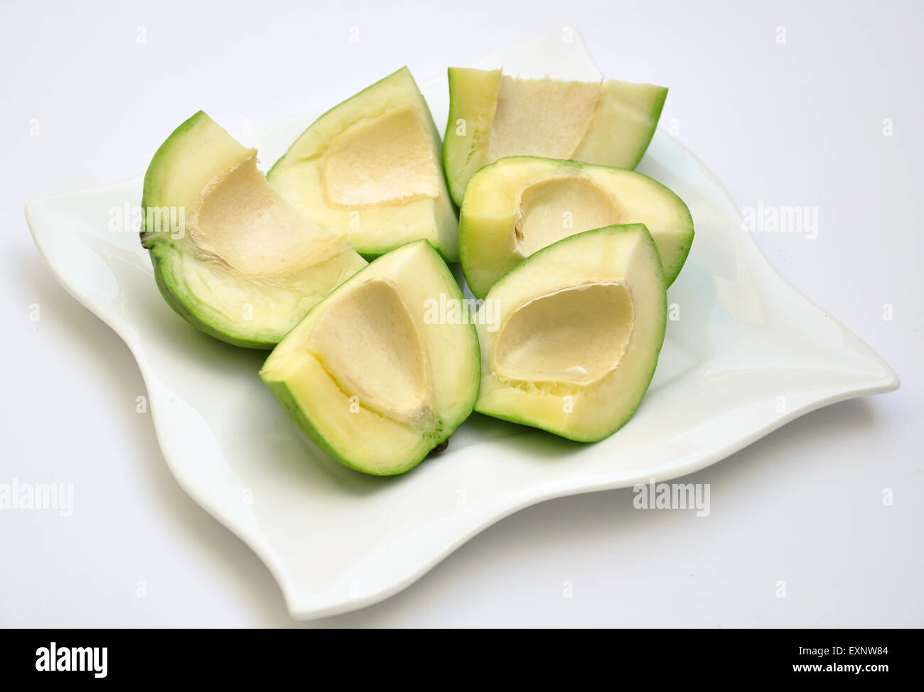 Pakistani Green Mangoes for Mango Pickle. Stock Photo