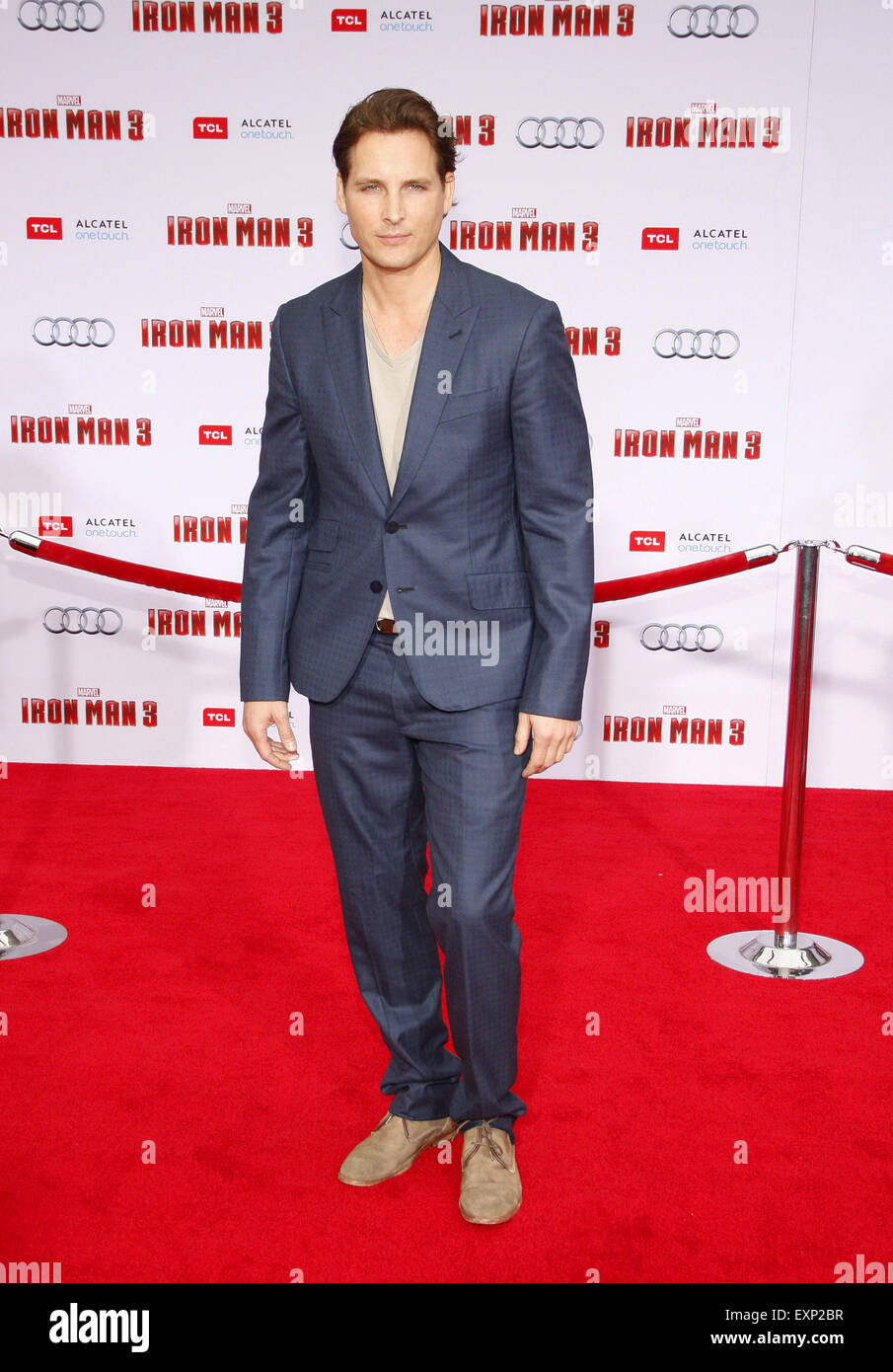 Peter Facinelli at the Los Angeles premiere of "Iron Man 3" held at the