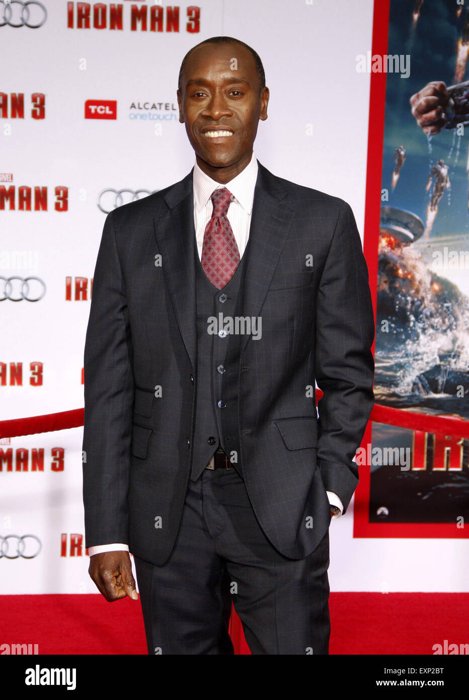 Don Cheadle at the Los Angeles premiere of "Iron Man 3" held at the El  Capitan Theater in Los Angeles, United States, 240413 Stock Photo - Alamy