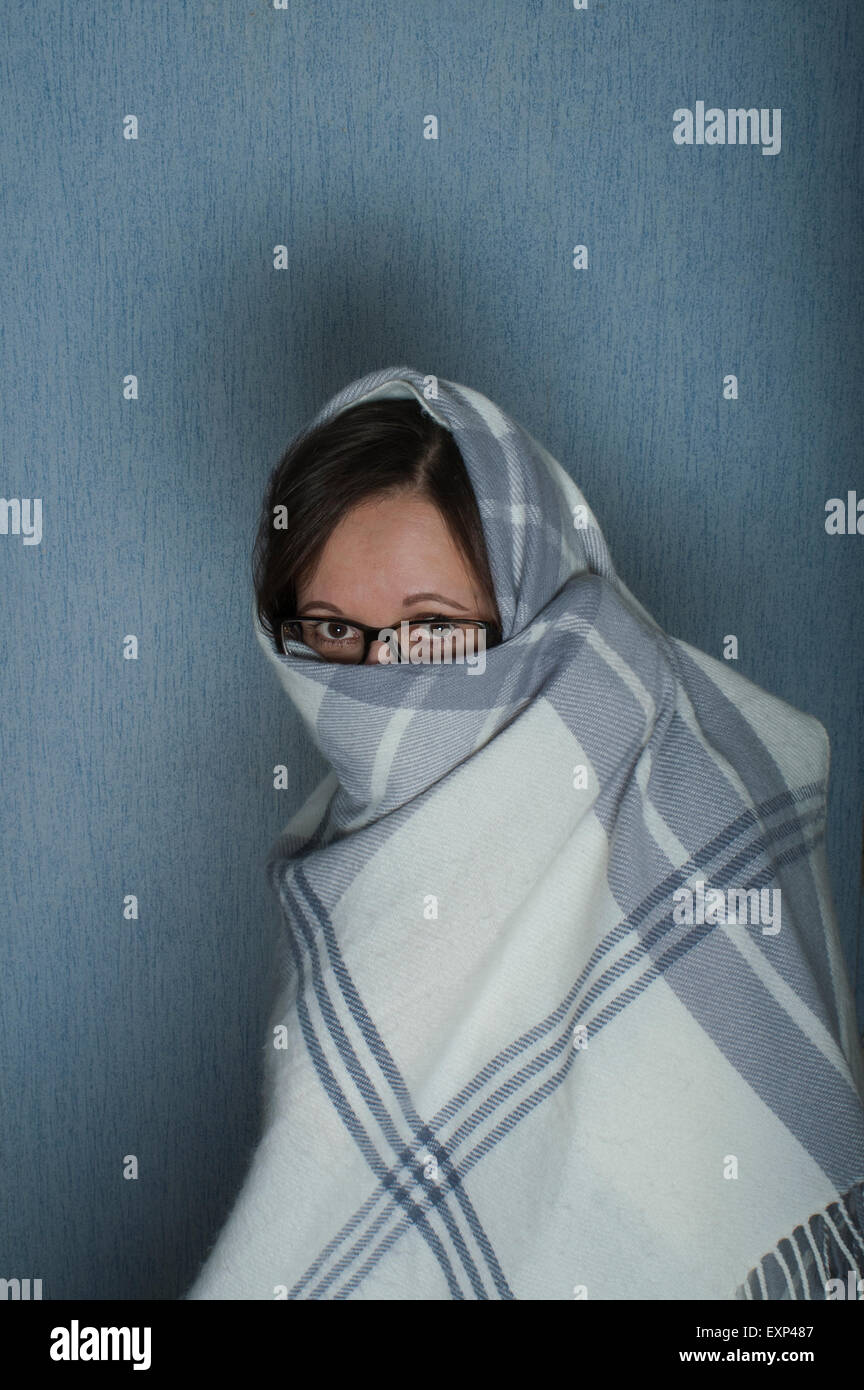 Woman In Veil Stock Photo - Alamy