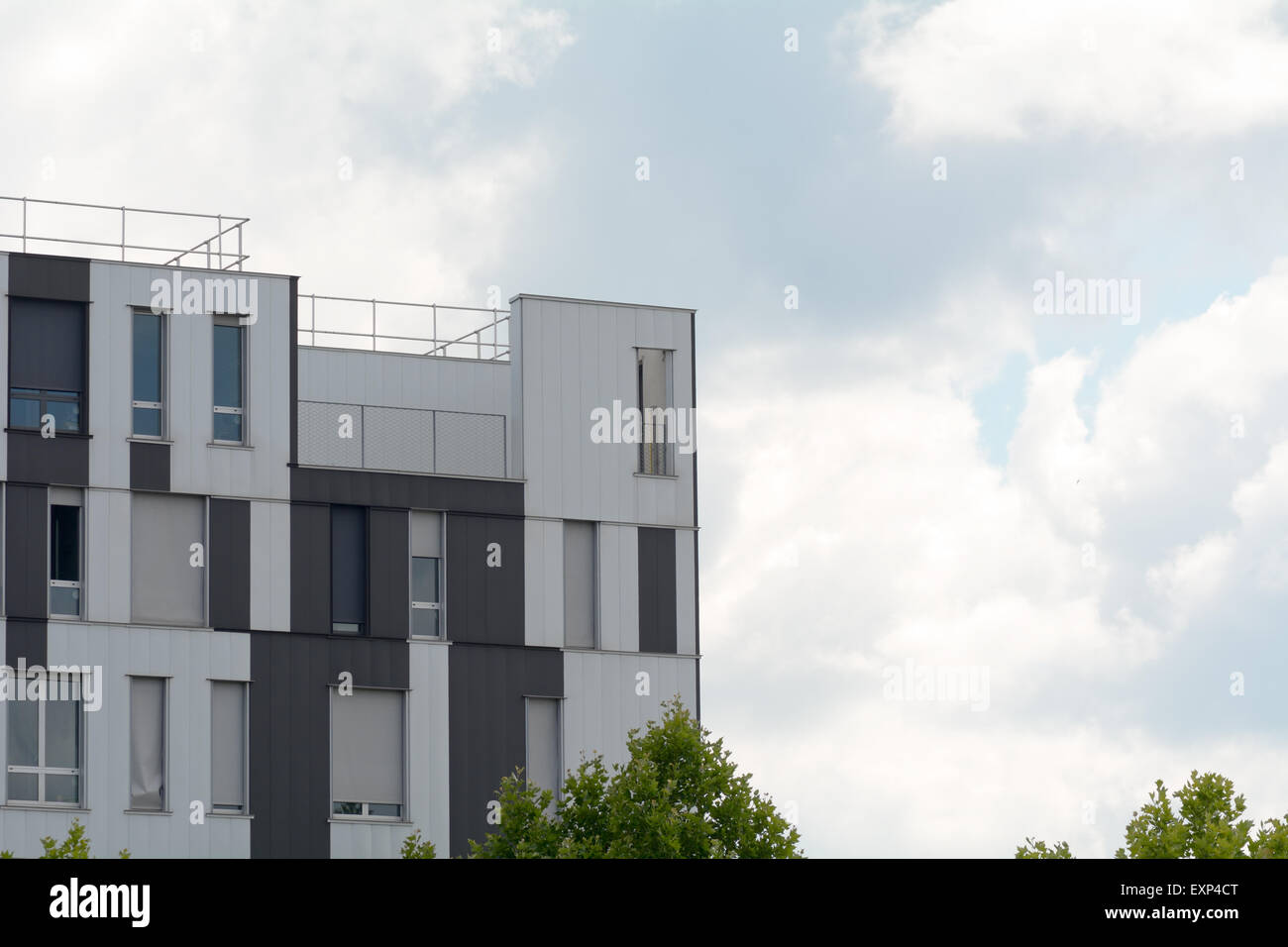University of Bordeaux student accommodation modern building in Bordeaux France Stock Photo
