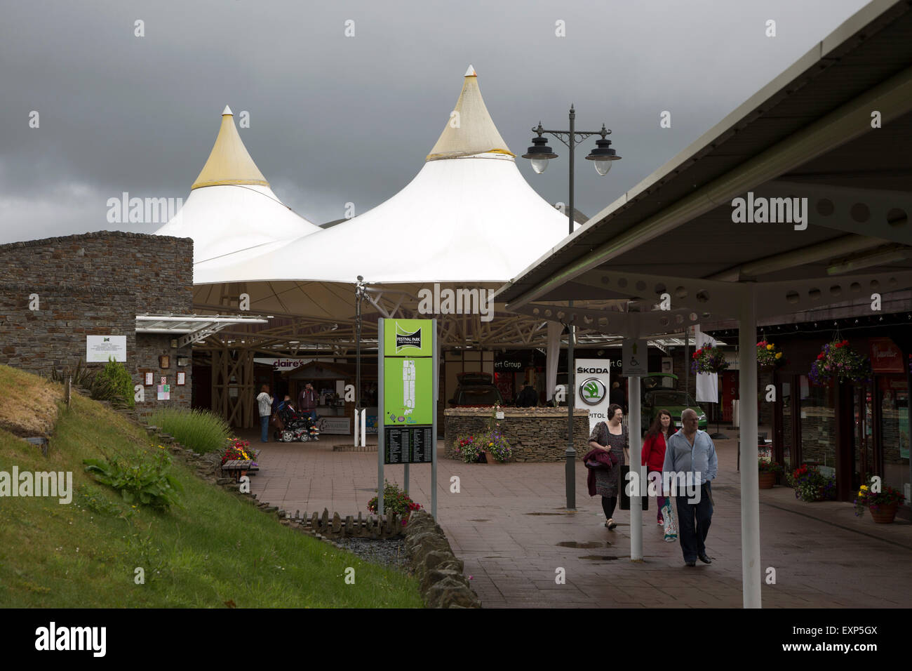 Festival Park shopping centre, Ebbw Vale, Blaenau Gwent, South Wales