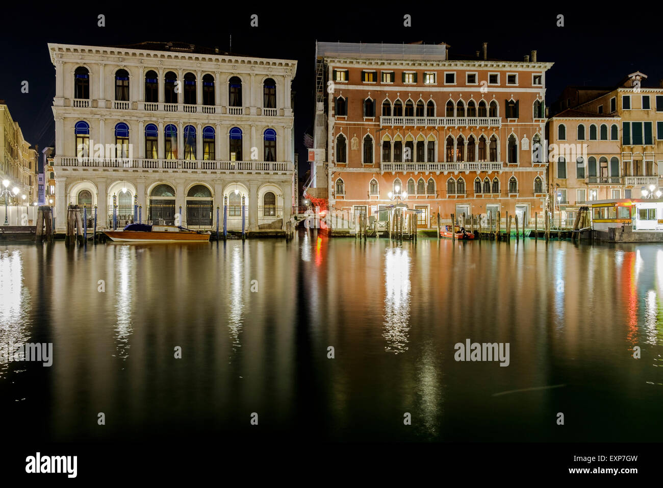 Venice night dark grand canal hi-res stock photography and images - Alamy