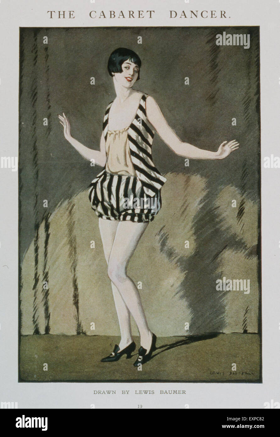 1930s UK Cabaret Dancers Magazine Plate Stock Photo - Alamy