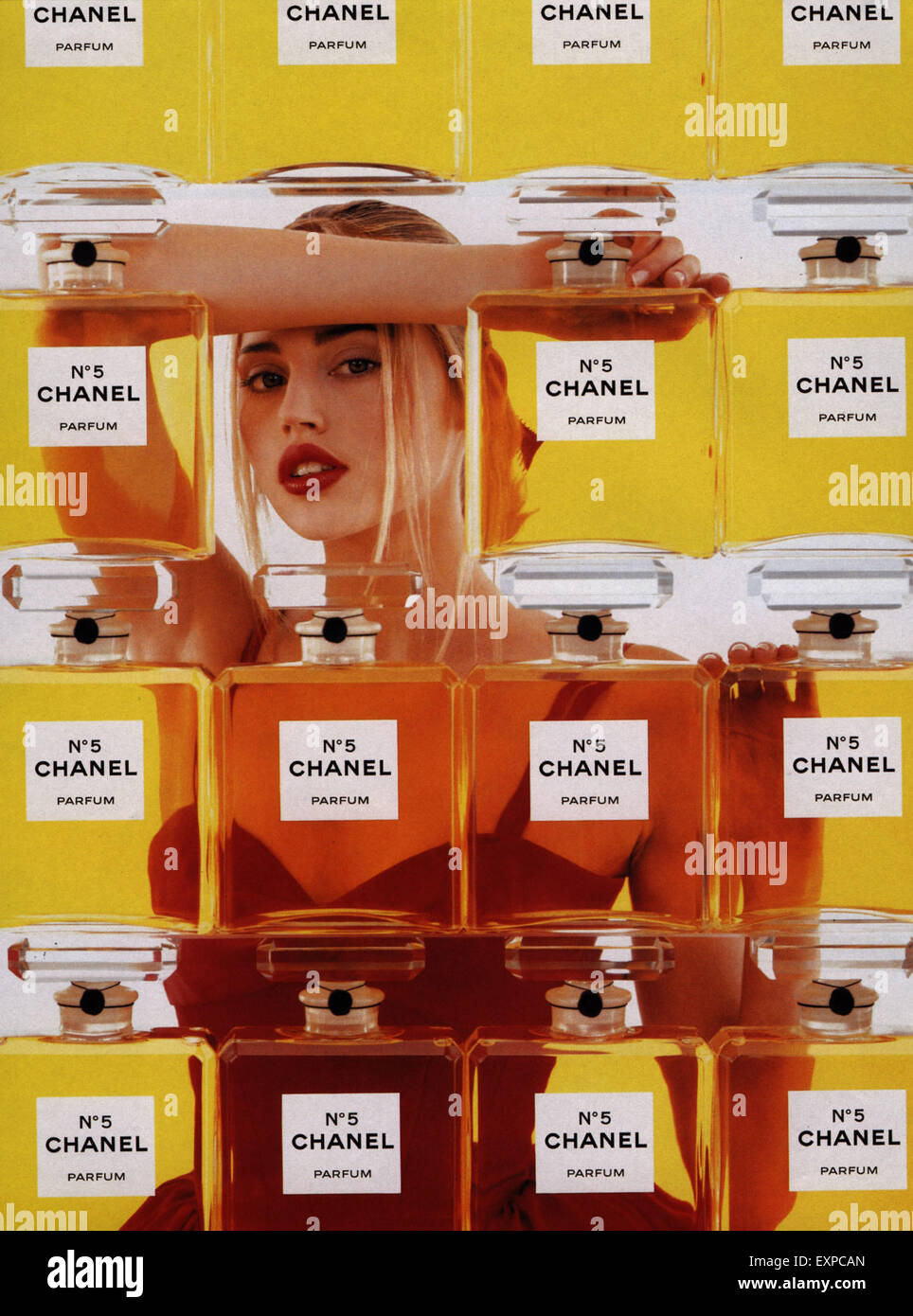 1990s UK Chanel Magazine Advert Stock Photo - Alamy