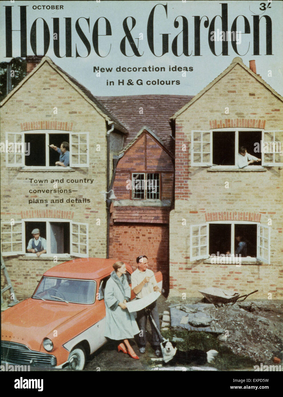 1950s UK Country Life Magazine Cover Stock Photo - Alamy