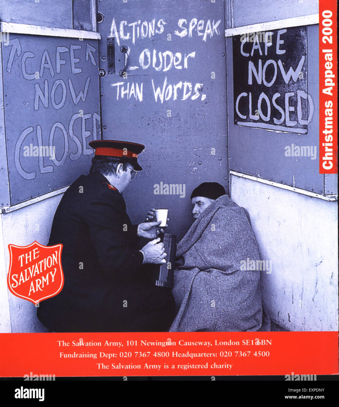 2000s Uk Salvation Army Magazine Advert Stock Photo
