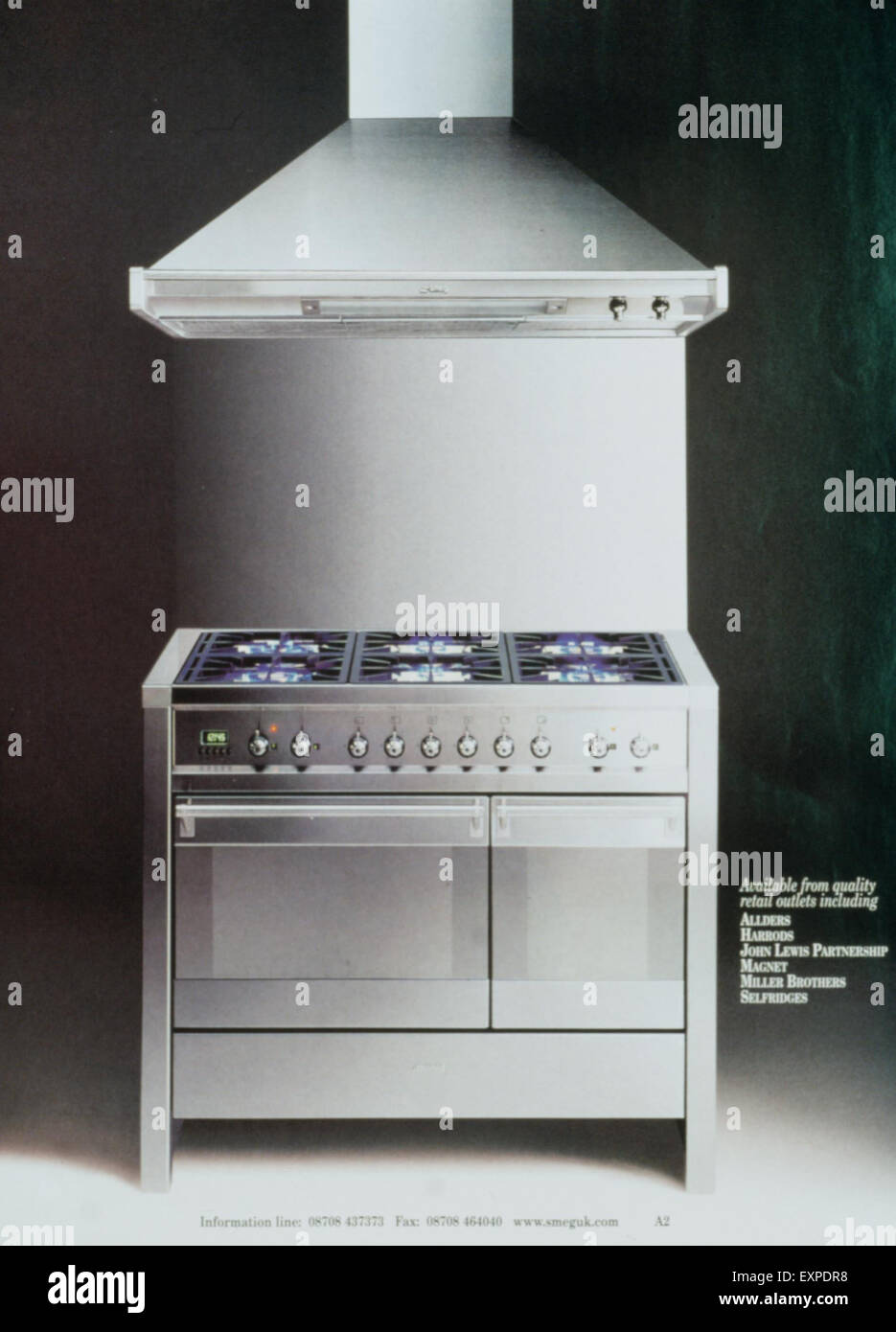 2000s UK Ovens Magazine Advert Stock Photo
