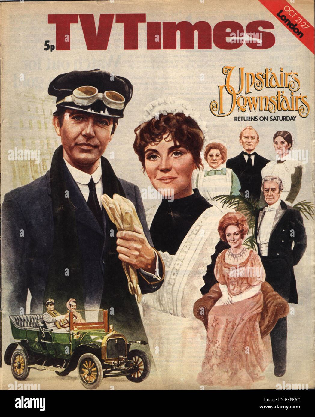 1970s UK TV Times Magazine Cover Stock Photo Alamy