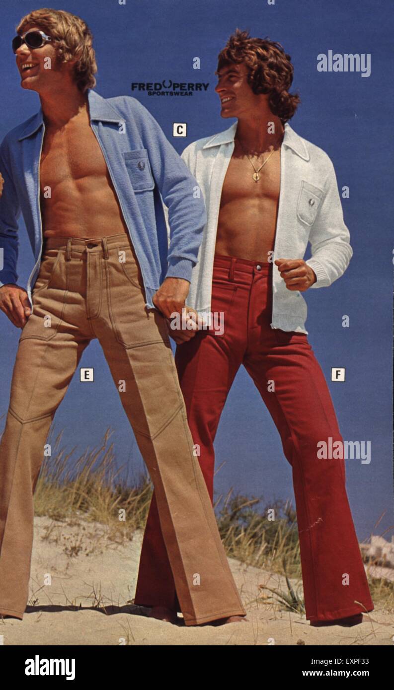 1970s mens fashion hi-res stock photography and images - Alamy