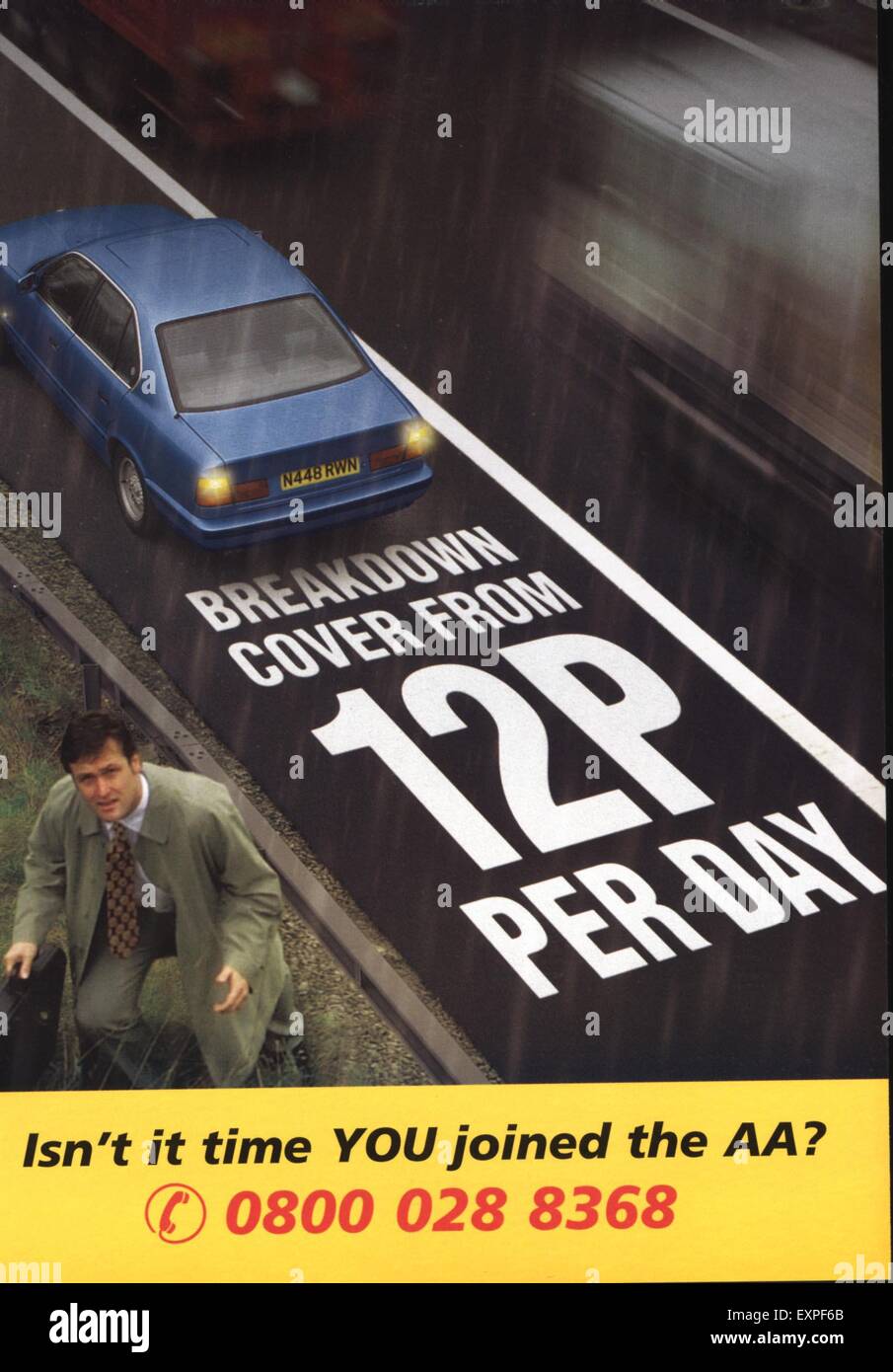 2000s UK The AA Automobile Association Magazine Advert Stock Photo Alamy