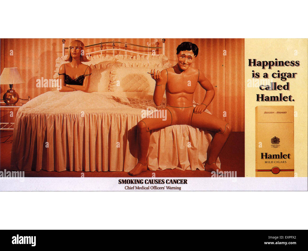 1990s UK Hamlet Magazine Advert Stock Photo