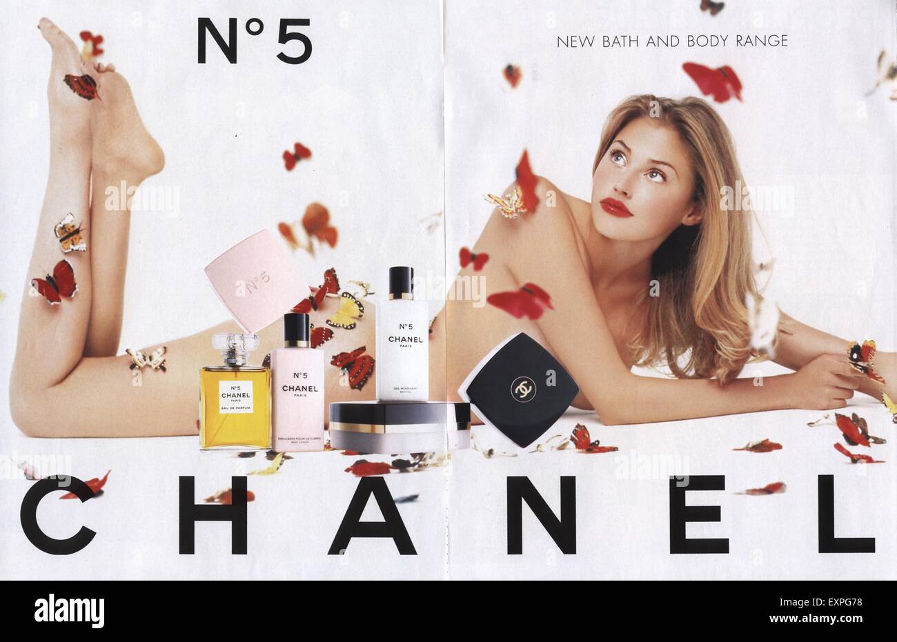 2000s UK Chanel Magazine Advert Stock Photo