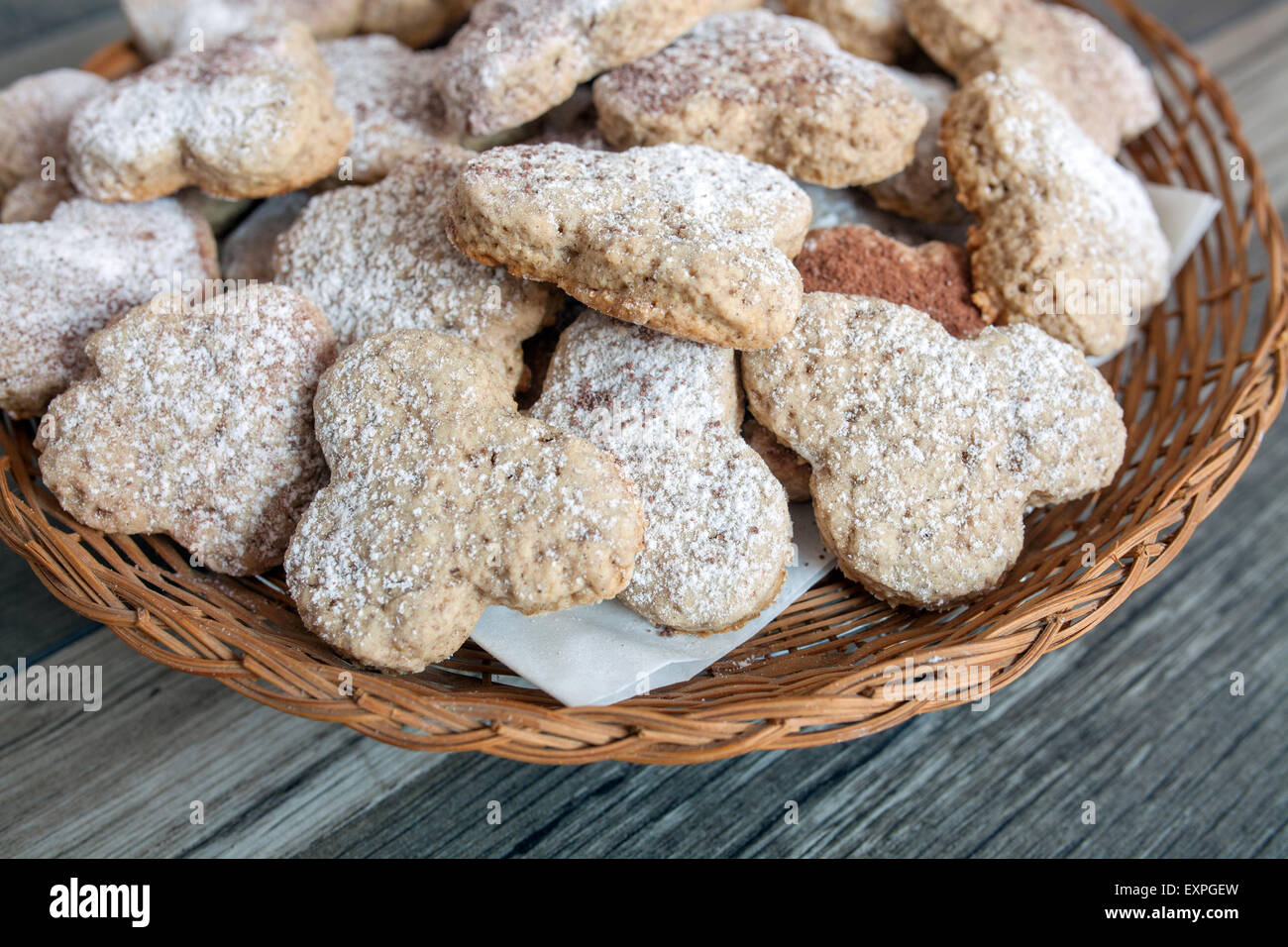 homemade-ginger-cookies-stock-photo-alamy