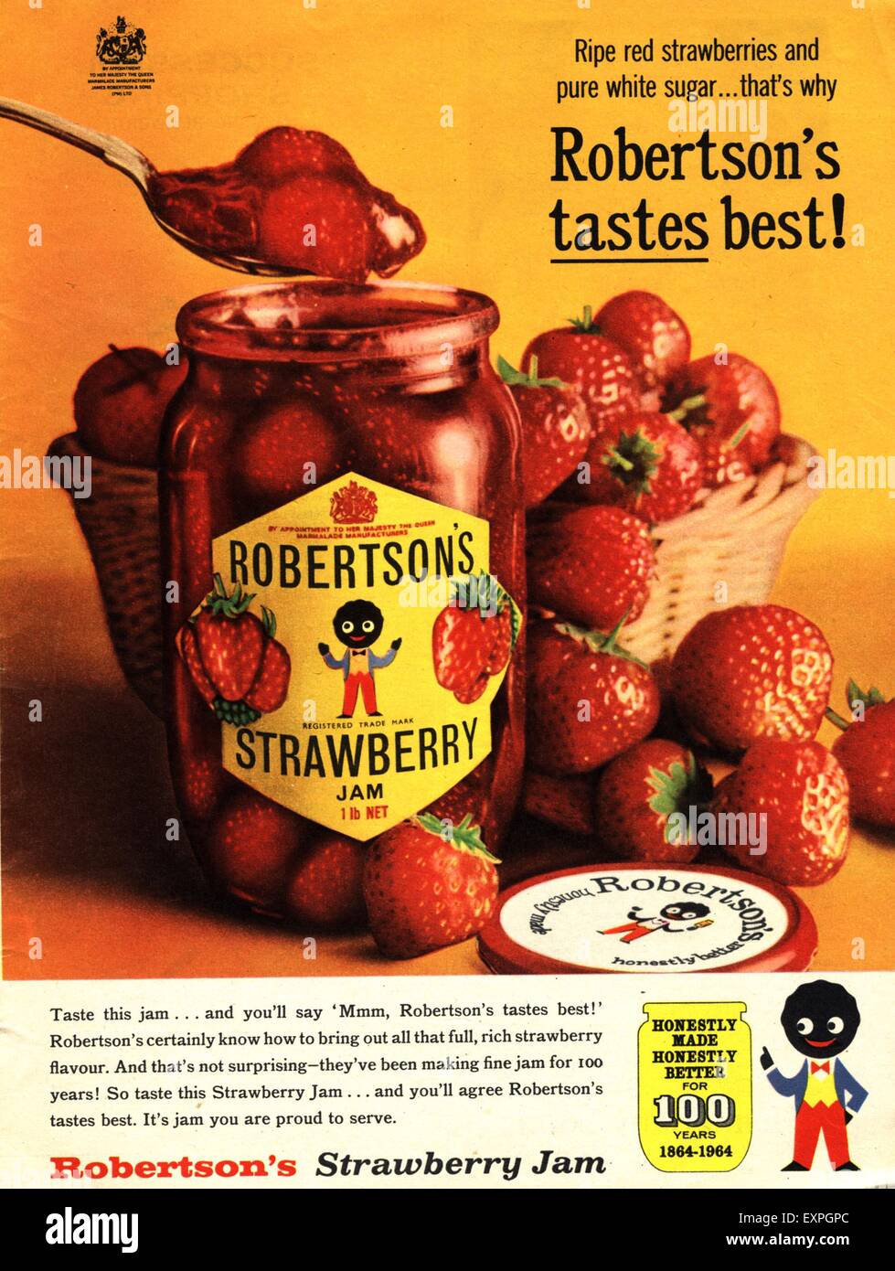 1970s UK Robertson's Magazine Advert Stock Photo